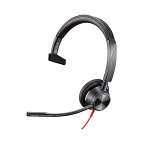 Poly Blackwire 3315 UC USB-C & 3.5mm Over the Head Wired Mono Headset