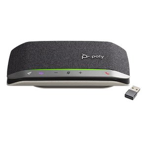 Poly Sync 20+ MS USB-A Bluetooth Smart Speakerphone with BT600 USB-A Dongle - Optimised for Microsoft Business Applications