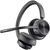 HP Poly Voyager 4320 USB-C Overhead Wired Headset with BT700 dongle and Charging Stand - Black