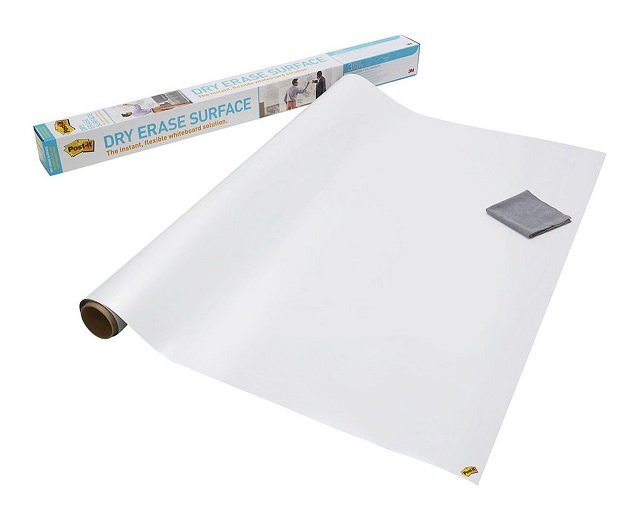 Post-it 2400 x 1200mm Whiteboard Dry Erase Surface