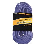POWERFORCE 20m 15A Extra Heavy Duty Power Extension Lead Cable - Blue