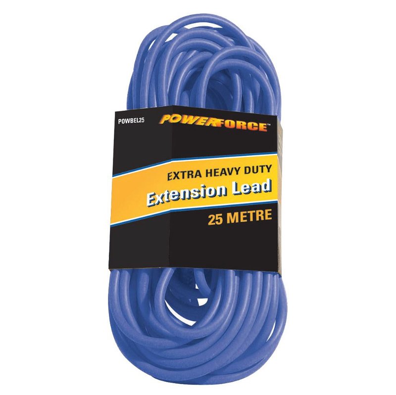 Powerforce 25m 15A Extra Heavy Duty Power Extension Lead Cable