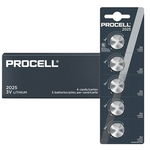 Procell CR2025 Lithium Coin Battery - 20 Pack (4x Strips of 5)