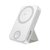 Promate 10000mAh PowerMag-Trio Dual Charging Magsafe Wireless Power Bank - White