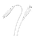 PROMATE PowerLink-CC200 2m 60Wm PD USB-C Data and Charging Silicon Cable - White