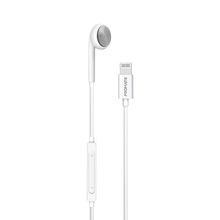 view Promate Beat-LT In-Ear Wired Mono Earbud for Apple Devices - White