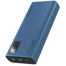 view Promate Bolt-20Pro 20000mAh USB-A and USB-C Power Bank - Blue