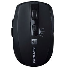 view Promate Breeze Silent Switch Wireless Optical Mouse - Black