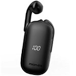 Promate FreePods Bluetooth In-Ear Wireless Earbuds with Intellitouch - Black