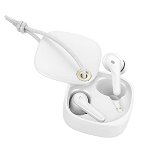 Promate FreePods-3 Bluetooth In-Ear Wireless Stereo Earbuds with ENC and IntelliTouch - White