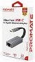 Promate GIGALINK-C USB-C to Gigabit Ethernet Adapter - Grey