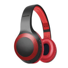 view Promate Laboca Deep Bass Bluetooth Over-Ear Wireless Headphone - Red