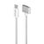 Promate MagCord-140PD 2m High Tensile Strength 140W USB-C to MagSafe 3 Charging Cable for MacBook - White