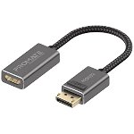 PROMATE MediaLink-DP 20cm DisplayPort to HDMI Adapter - Grey