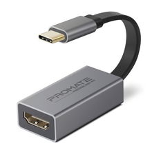view Promate MEDIALINK-H1 USB-C to HDMI Adapter - Grey
