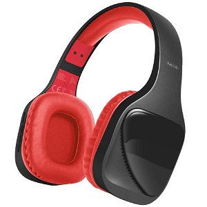 Promate Nova Bluetooth Over-Ear Wireless Stereo Headphones - Maroon