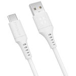 Promate PowerLink-AC200 2m Ultra-Fast USB-A to USB-C Data & Charge Cable - White