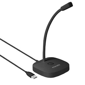 Promate ProMic-1 High Definition Omni-Directional Microphone with Flexible Gooseneck - Black