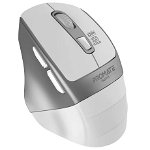 Promate Samit Ambidextrous Ergonomic Silent Click Wireless Optical Mouse - White