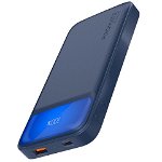Promate Torq-10 10000mAh USB-A and 1x USB-C Power Bank - Blue