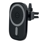 Promate VentMag-15W Wireless Magnetic Car Charger - Black