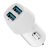 Promate VolTrip-Duo 3.4A Car Charger With Dual USB Ports - White