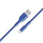 Promate XCord-Ai 1M 480Mbps USB-A to Lightning Charge & Sync Cable - Blue
