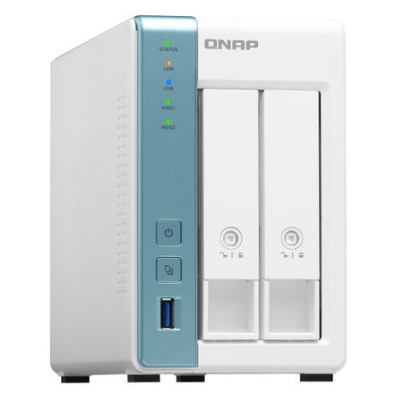 QNAP TS-231P3-4G  2 Bay 4GB RAM Diskless Tower NAS