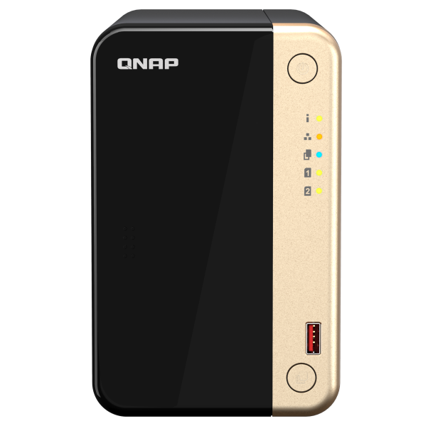 QNAP TS-264-8G 2 Bay 8GB RAM Diskless Tower NAS