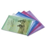 Rapesco ECO A4 Popper Wallet Assorted - 5 Pack