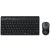 Rapoo 8000M Multi-Mode Wireless Keyboard and Mouse Combo - Black