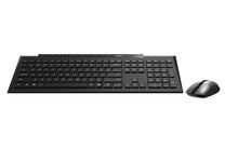 view Rapoo 8210M Multi-Mode Wireless Keyboard and Mouse Combo - Black