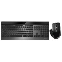view Rapoo 9900M Multi-Mode Ultra-Slim Wireless Keyboard and Mouse Combo - Black