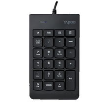 view Rapoo K10 USB Wired Numpad Keyboard - Black
