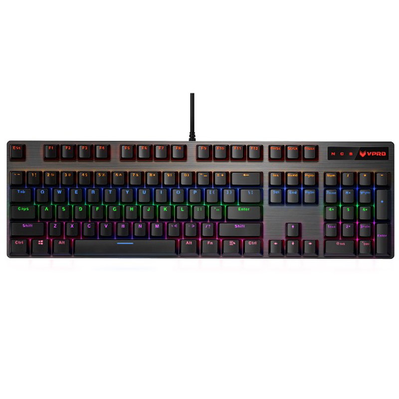 Rapoo V500Pro Backlit Mechanical Wired Gaming Keyboard - Black