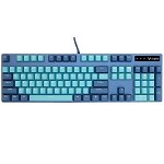 Rapoo V500Pro-CB Backlit Mechanical Wired Gaming Keyboard - Cyan Blue