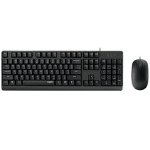 view Rapoo X130PRO USB Wired Keyboard & Mouse – Black