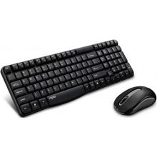 view Rapoo X1800S Wireless Keyboard & Mouse Combo - Black