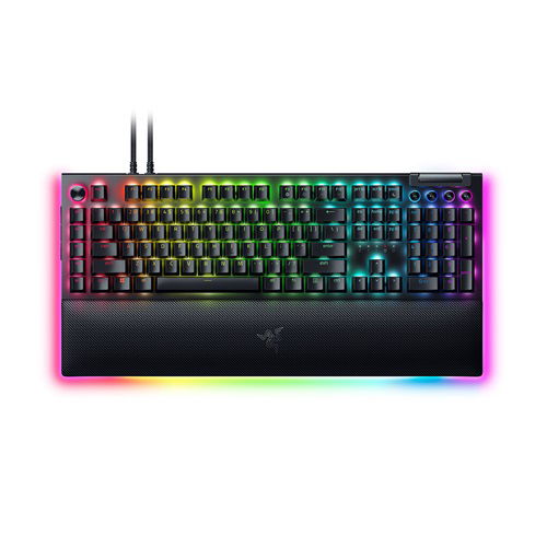 Razer BlackWidow V4 Pro Mechanical Gaming Keyboard with Razer Chroma RGB - Green Switch