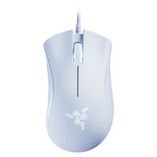 view Razer Deathadder Essential Ergonomic USB Wired Optical Gaming Mouse - White