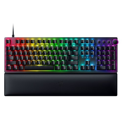 Razer Huntsman V2 Optical Gaming Wired Keyboard with Near-zero Input Latency - Black