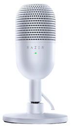 Razer Seiren V3 Mini Ultra-Compact USB Microphone with Tap-to-Mute - White