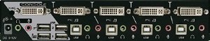 Rextron 2 Port DVI / USB KVM Switch with Audio - Black