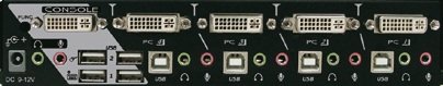 Rextron 2 Port DVI / USB KVM Switch with Audio - Black