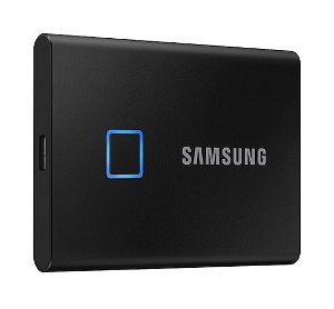 Samsung T7 Touch 2TB USB 3.2 USB-C Portable External Solid State Drive - Black