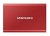 Samsung T7 500GB USB 3.2 Portable External Solid State Drive - Metallic Red