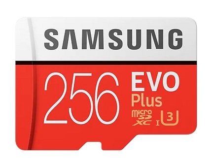 Samsung EVO Plus 256GB Class 10 UHS-I MicroSDXC Card with SD Adapter