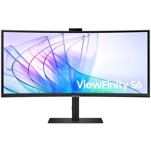 Samsung ViewFinity S65VC 34 Inch 3440 x 1440 5ms 100Hz VA Curved Monitor with Speakers, Webcam & USB Hub - HDMI, DisplayPort, USB-C + FREE $50 Gift Card