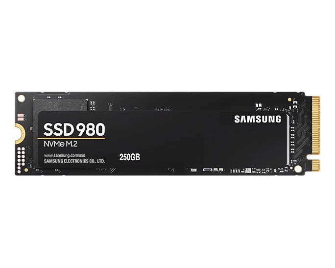 Samsung 980 250GB PCIe 3.0 NVMe M.2 2280 Solid State Drive