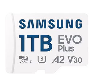 Samsung EVO Plus 1TB U3 V30 A2 MicroSD Card with Adapter